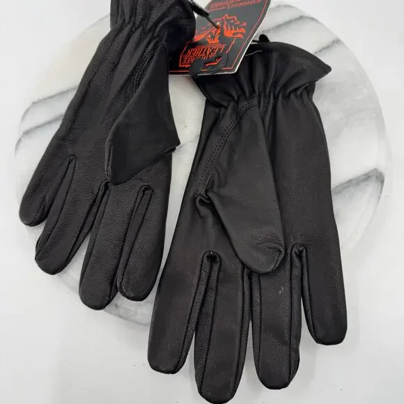 NWT  Milwaukee Leather SH226D Men's Black Unlined Leather Gloves - Picture 4 of 7